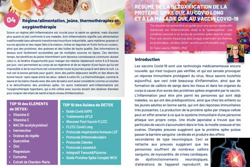 Guide de désintoxication à la protéine Spike